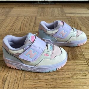 New Balance Kids 550 Hook & Loop Sneakers